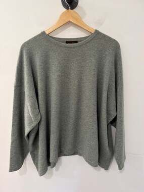 Eskandar Sweater Green Size 2(XL)
